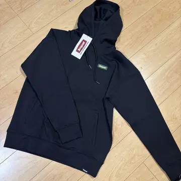 impal 블랙 후드 부착 후드티