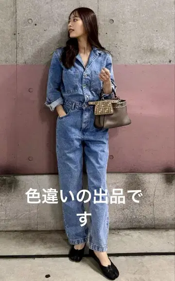 ZARA 올인원 데님 점프수트 S 사이즈 곤도 치히로 착용