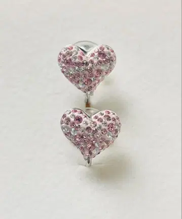 새상품급 SWAROVSKI Alana Light Rose 귀걸이 양쪽