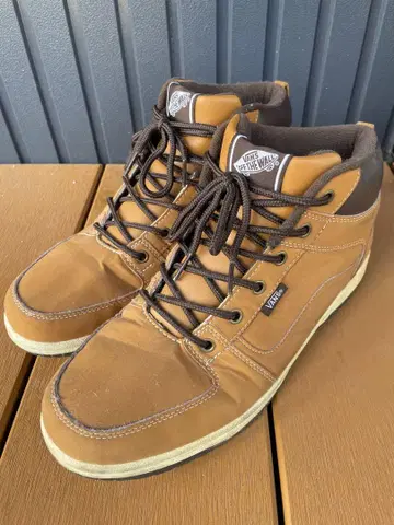 Vans 하이컷 브라운 신발