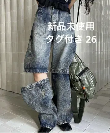 Ameri MEDI 2WAY REMOVE DENIM PANTS
