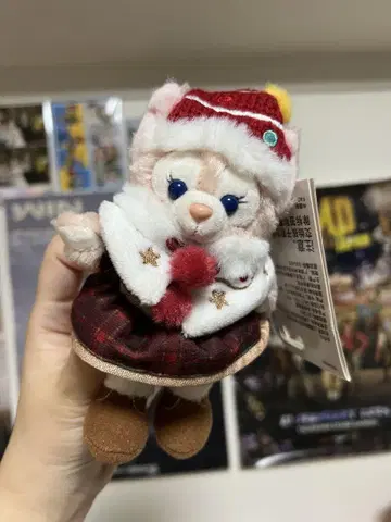 상하이 디즈니 2022 겨울 시즌 리나벨 인형 배지 크리스마스