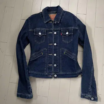 Levi's 다크 블루 데님 자켓 XS 사이즈