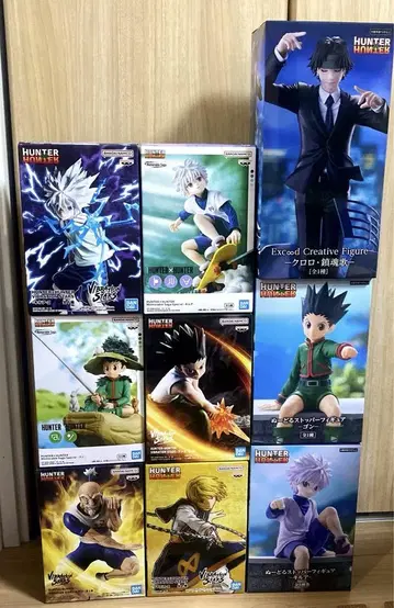 HUNTER x HUNTER 피규어 9종 세트