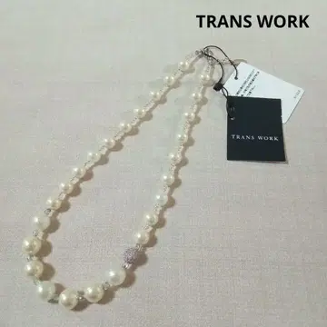 TRANS WORK 인조 펄 목걸이 결혼식 세레모니