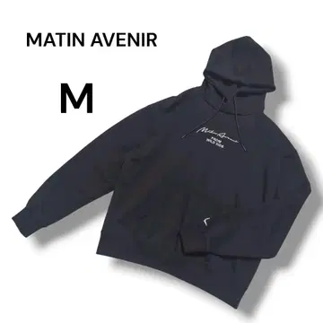 MATIN AVENIR 마탱아브니르 후드 맨투맨 블랙 M