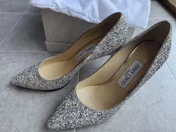 JIMMY CHOO 글리터 하이힐 펌프스 37