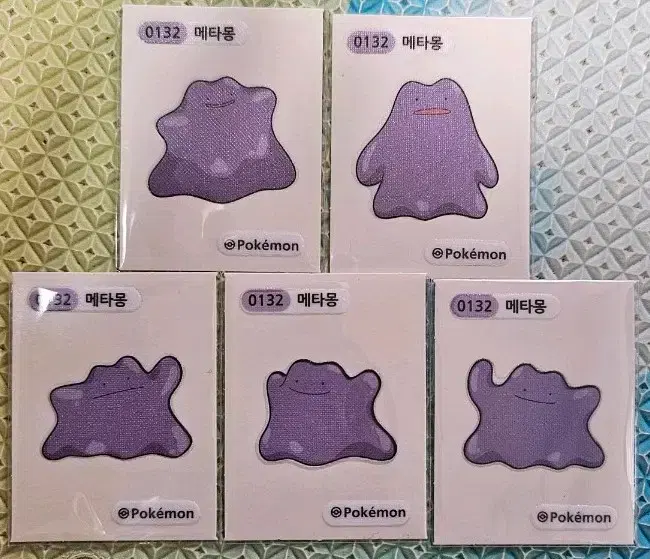 Pokemon Season 4 Ddibusil Ditto Set 5 types 22000 won sell