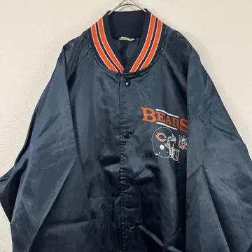 USA 제작 80s Chalk Line NFL 베어스 블루종 바시티 자켓