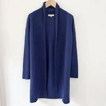 BALLSEY 보르지 울 100% 긴팔 롱 가디건
