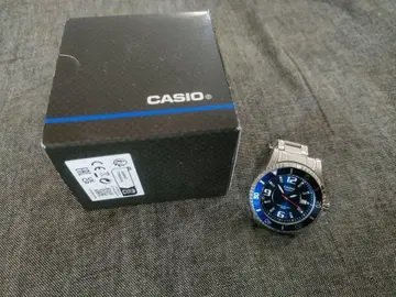 CASIO MTD-1053D-2AV 쿼츠 다이버 손목시계 파랑