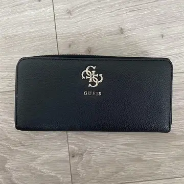 [ 새상품급 ] GUESS 블랙 장지갑