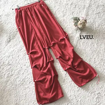 러브유 LVEU. 드레이프 팬츠 F 캐주얼 멋스러움 면100