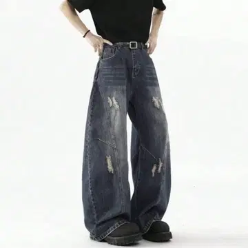 SHEIN 와이드 레그 데님