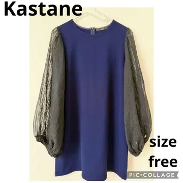 Kastane 카스타네 소매 오간자 원피스 시어 슬리브