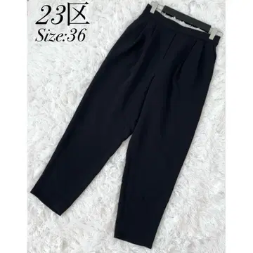 23구 여성용 팬츠 블랙 네이비 36 S M 허리밴딩 출퇴근 비즈니스