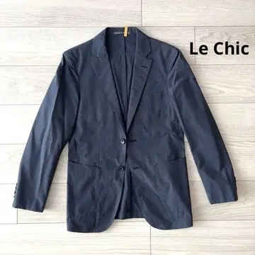 Le Chic 테일러드 자켓 체크 무늬 윈도페인