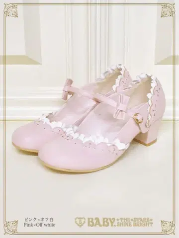 BABY 마리 원 스트랩 슈즈 핑크