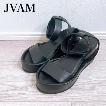 JVAM 앵클 스트랩 샌들 통굽 37 JASMINE