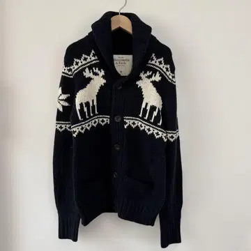 Abercrombie & Fitch 아바클로 코위찬 니트 자켓