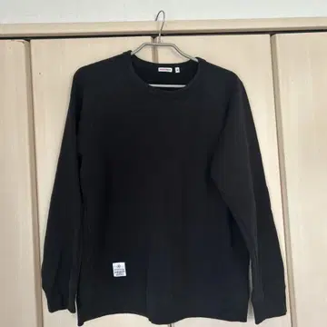 DRESSTERIOR 블랙 백 플리스 풀오버 M