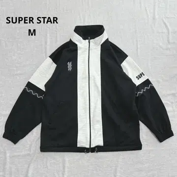 미즈노 슈퍼스타 트랙 자켓 M 바이컬러 오버 사이즈