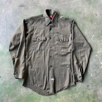70s USA제 Dickies 디키즈 워크 셔츠