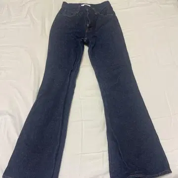 MOUSSY 다크 블루 플레어 팬츠