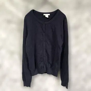10480 H&M 에이치앤엠 긴팔 가디건 겉옷 네이비 XS 구제 의류