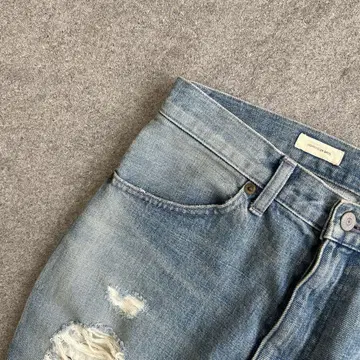 임팩티스 리 데미지 가공 데님 S
