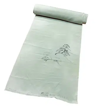 TT5 옷감 단공련 작가물 소나무 패턴 순수 실크