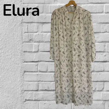 Elura 올 패턴 원피스 올 패턴 M 가디건