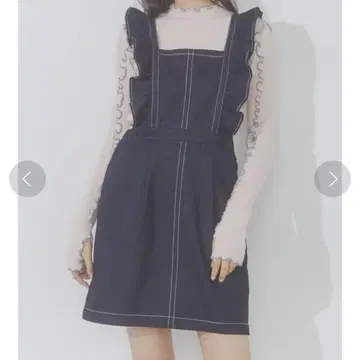 merry jenny 2way 데님 프릴 원피스