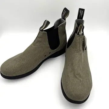 BLUNDSTONE 캔버스 부츠 28.0cm 카키