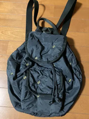 소니아 리키엘 SR 로고 퀼팅 블랙 백팩
