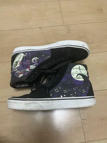 VANS 나이트메어 비포어 크리스마스 스니커즈 상자 없음 25cm