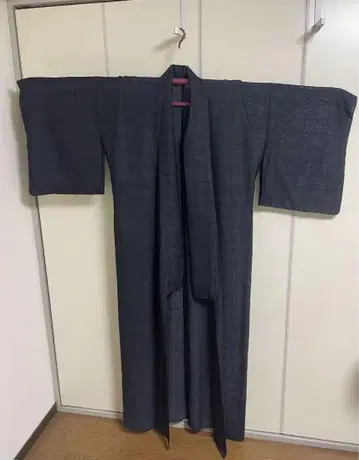 네이비 레이스 기모노