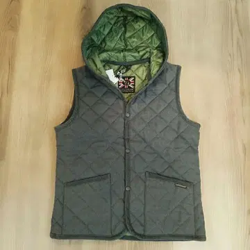 40 사이즈 미사용 라벤햄 LAVENHAM 퀼팅 자켓 베스트