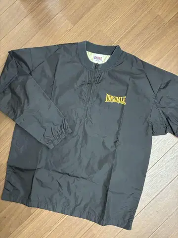 LONSDALE 론즈데일 하프 지퍼 나일론 블루종 M 블랙