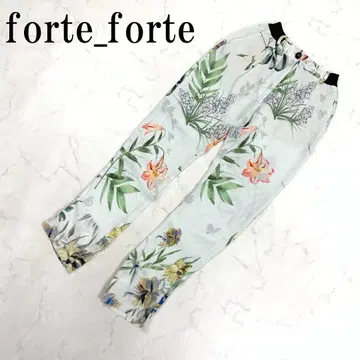 LA7984  꽃무늬 슬랙스 레이온 아이스 블루 0