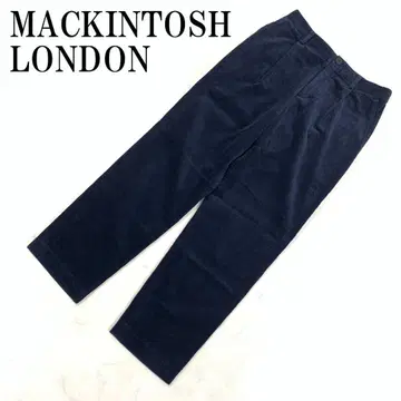 LA7985 매킨토시 런던 코듀로이 팬츠 면 네이비 38