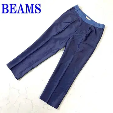 빔즈 슬랙스 팬츠 블루 레이온 폴리에스테르 1 C2767