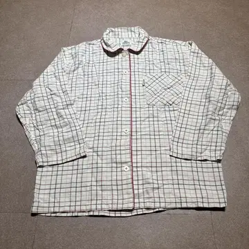Lacoste hone wear 긴팔 셔츠 파자마 룸웨어 체크