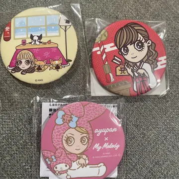 ayupan, My Melody 캔뱃지 3개 세트