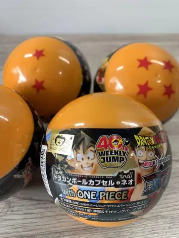 드래곤볼 캡슐 네오 with ONE PIECE 캡슐 토이 미개봉 새상품