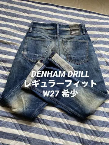 DENHAM DRILL 레귤러 핏 데님 W27 레어