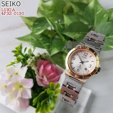 [정크제품] SEIKO 세이코 루키아 쿼츠 데이트 정품 블레스 핑크