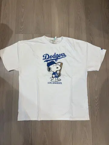 PEANUTS 스누피 다저스 T셔츠