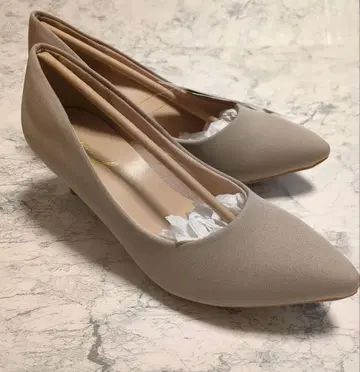 미사용 새상품 Honeys 미이지 스틸레토 베이지 펌프스 23.5cm
