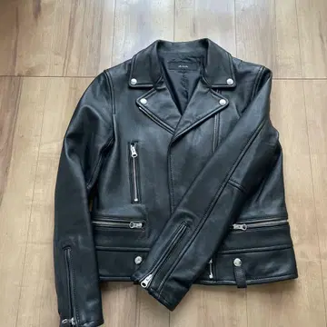 alureville 블랙 라이더 자켓